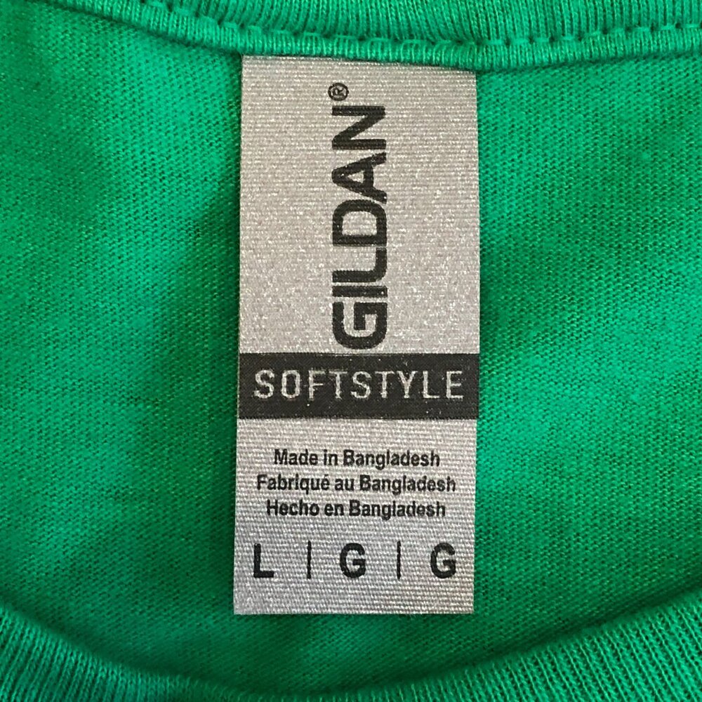 Gildan Soft Green Graphic Irish "Shenanigans Coordinator" T-Shirt Workout Top - Picture 7 of 8
